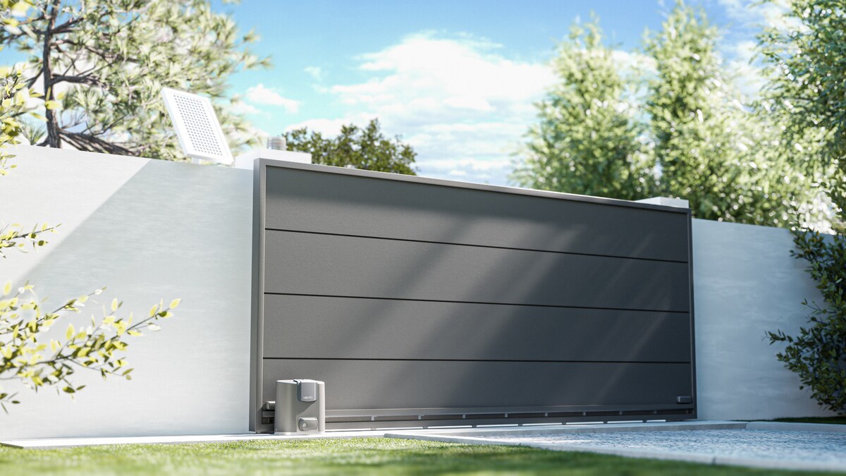 Przykładowa instalacja z panelem solarnym — panel nie jest częścią Comfort Pack